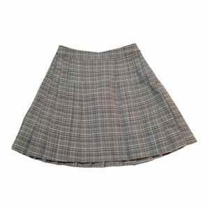 SPAO Women/Junior's Plaid Pleated Mini Skirt School Girl Preppy Size Small